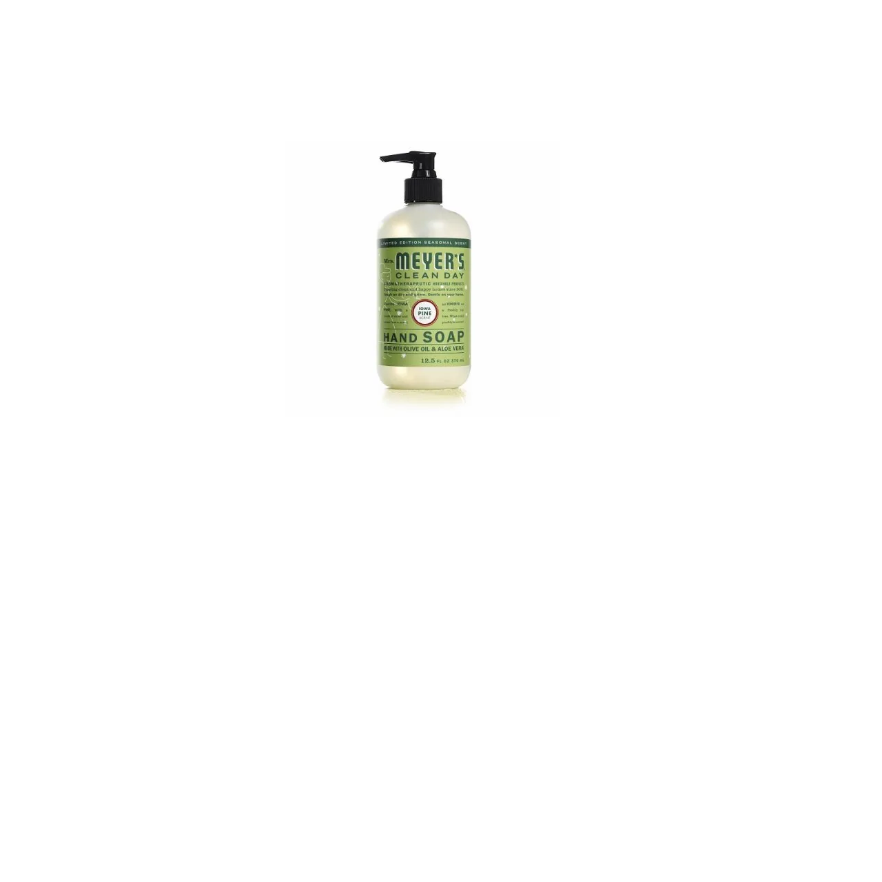 Clean Day 12.5 Oz. Iowa Pine Liquid Hand Soap - Organic & Moisturizing