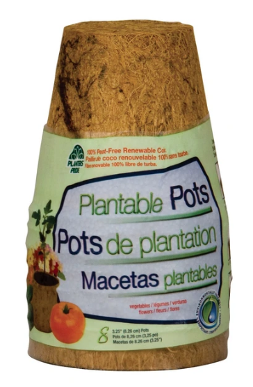 Jiffy 3 In. W. Round Peat Pot (10-Pack)