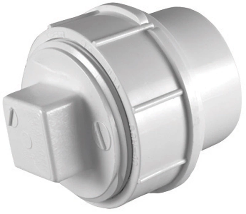 Schedule 30 PVC DWV Cleanout With Plug, 3 In.