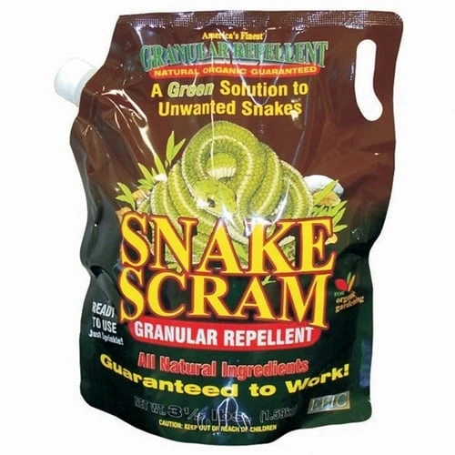 Snake Scram Granular Repellent, 3.5 Pounds, Effective Snake Deterrent