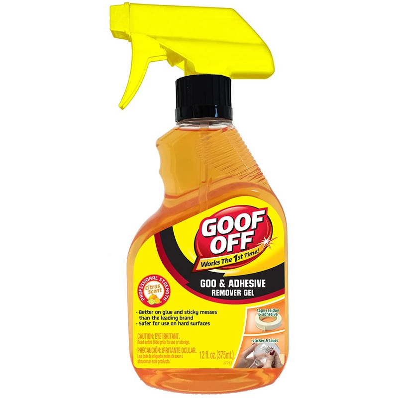 12-fl Oz Adhesive Remover Gel - Model Fg790 For Tough Sticky Messes