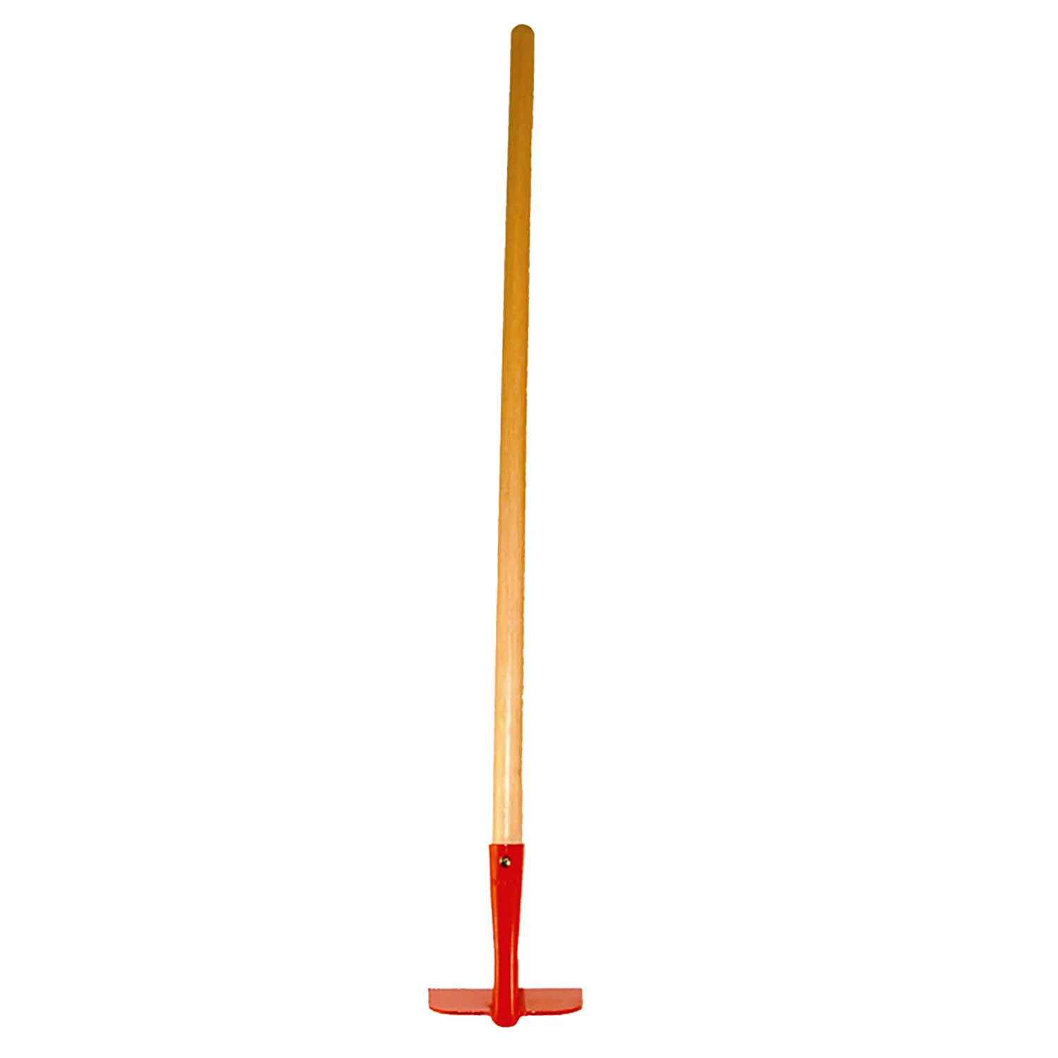 30 In. Wood Handle Kids Garden Hoe - Steel Blade, Red Color