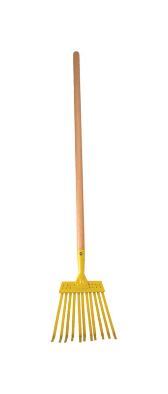 12 In. Steel Leaf Rake (11-tine) With 30 In. Hardwood Handle, Model C04