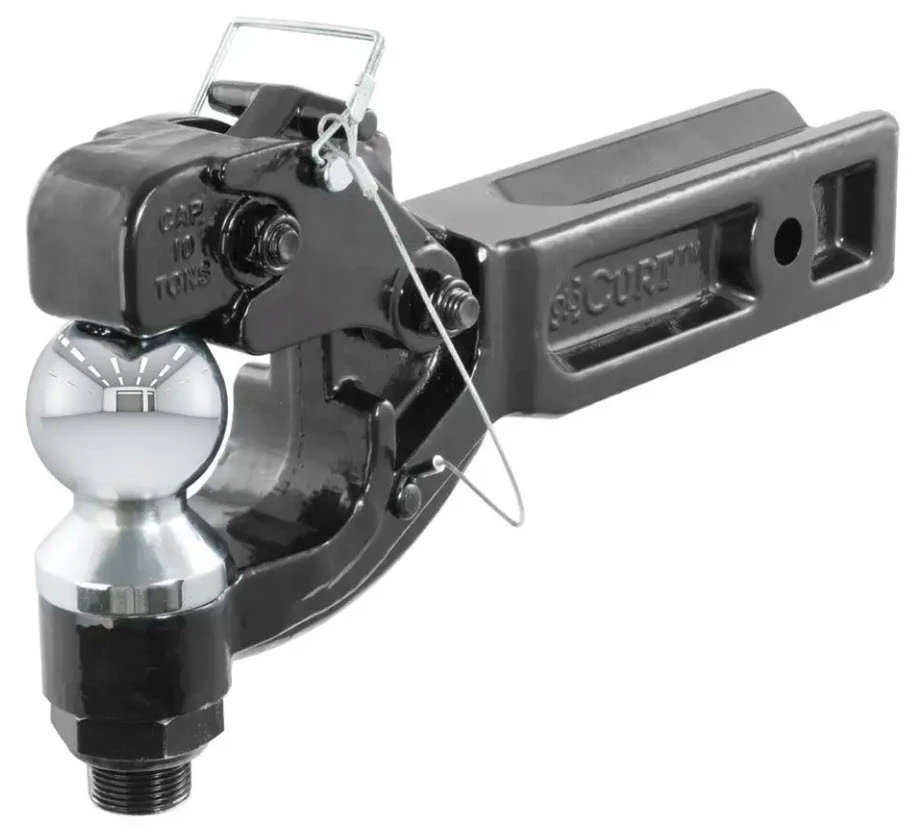48012 Receiver-mount Ball And Pintle Hitch, 20,000 Lbs Capacity, 2-5/16 In Ball