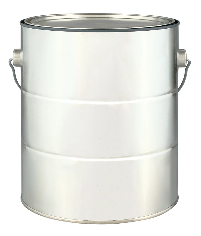 1 Gallon Empty Lidded Paint Can With Metal Lid And Bail Handle