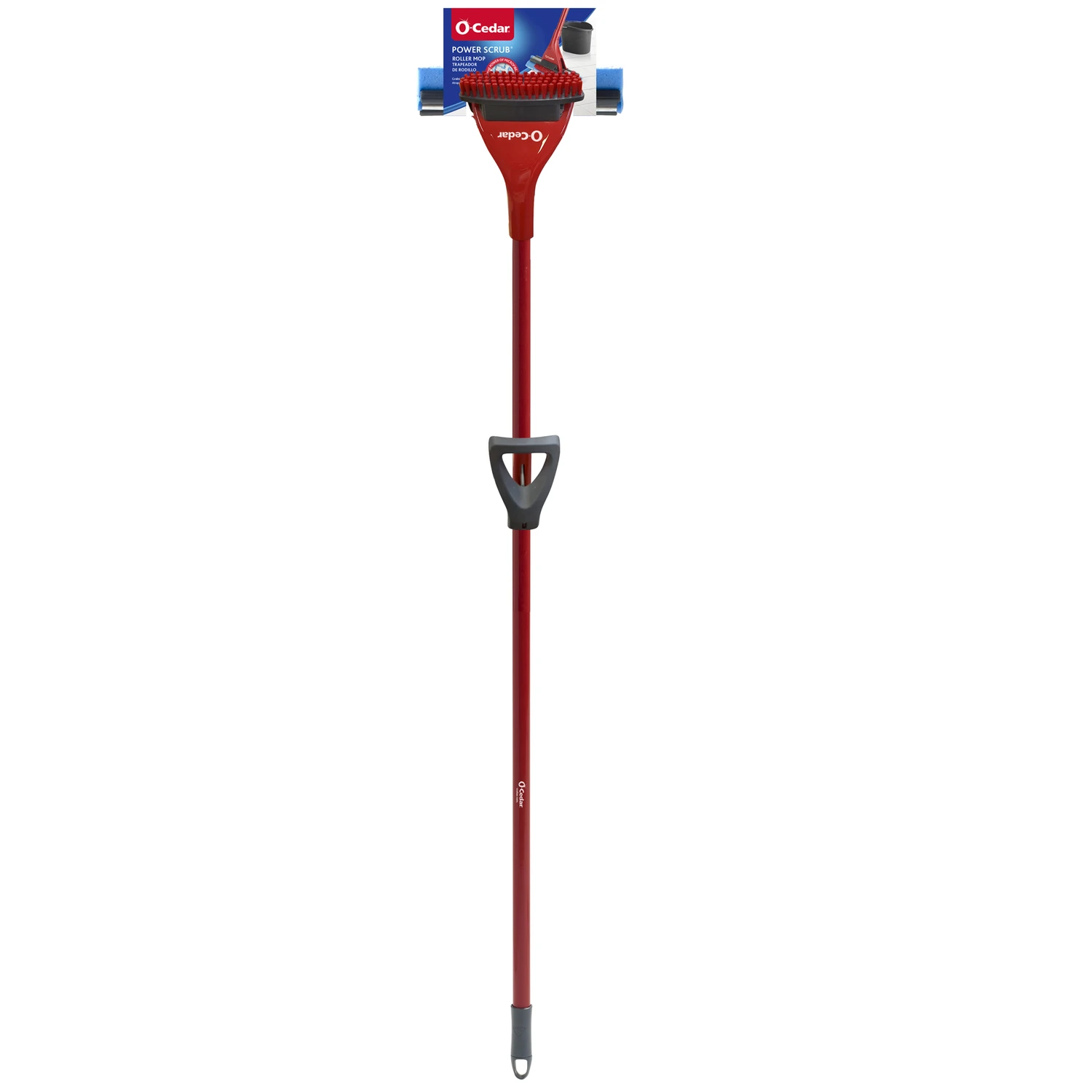 Power Scrub 10.8 In. Roller Mop With Microfiber Head And T-shape Wringer