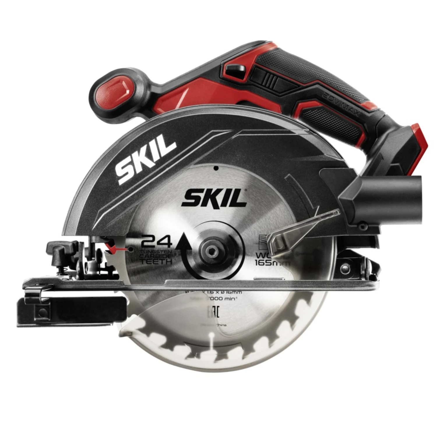 Pwrcore 20 Volt Lithium-ion 6-1/2 Inch Cordless Circular Saw Kit With Battery