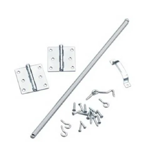 Vs10 Cadmium Screen Door Hardware Set For Light Doors