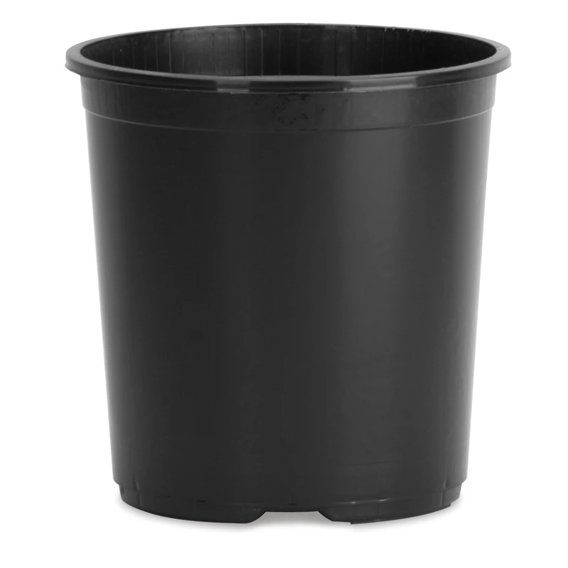 Nursery Planter Black Plastic Size Number 3 with 2.62 Gallons Capacity