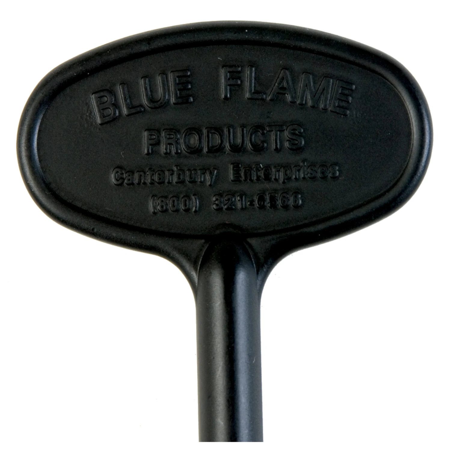 3-inch Universal Black Flat Metal Gas Valve Key - Model Bf.ky.05