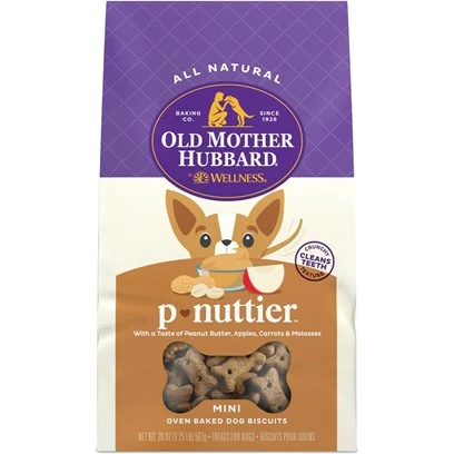 P-Nuttier Large Dog Treat Biscuits, 3.5 Pounds