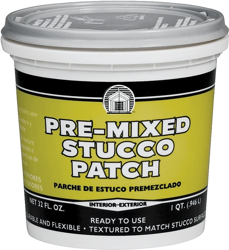 32 Oz. Pre-mixed Stucco Patch - Off-white, Durable Repair Compound