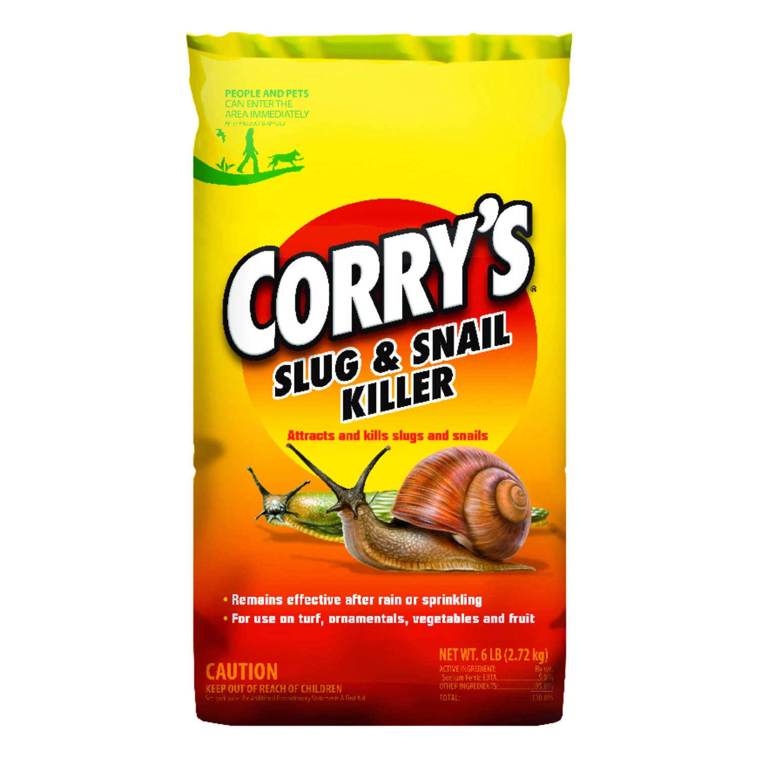 6 Lb. Ready To Use Granules Slug & Snail Killer - Effective Plant Protection