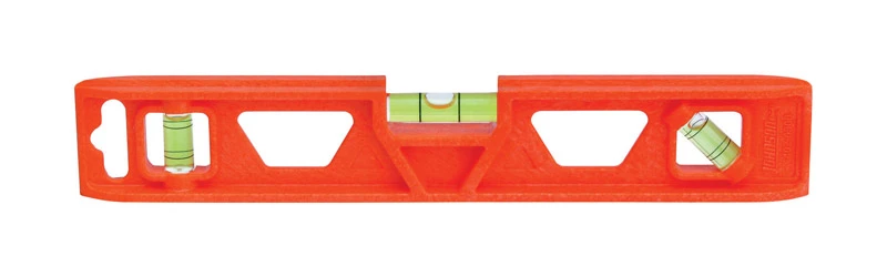 Structo-cast 9 In. Plastic Torpedo Level With 3 Vials