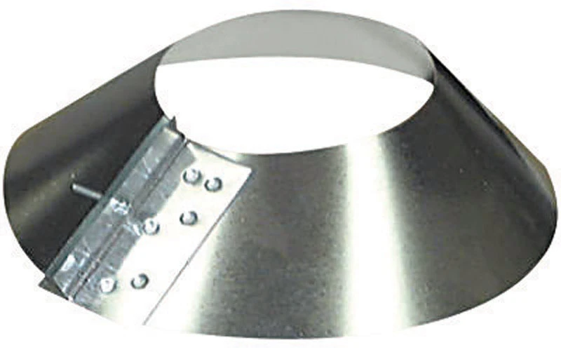 3 Inch Galvanized Storm Collar For Single Wall Vent Pipe - Model Gv1375