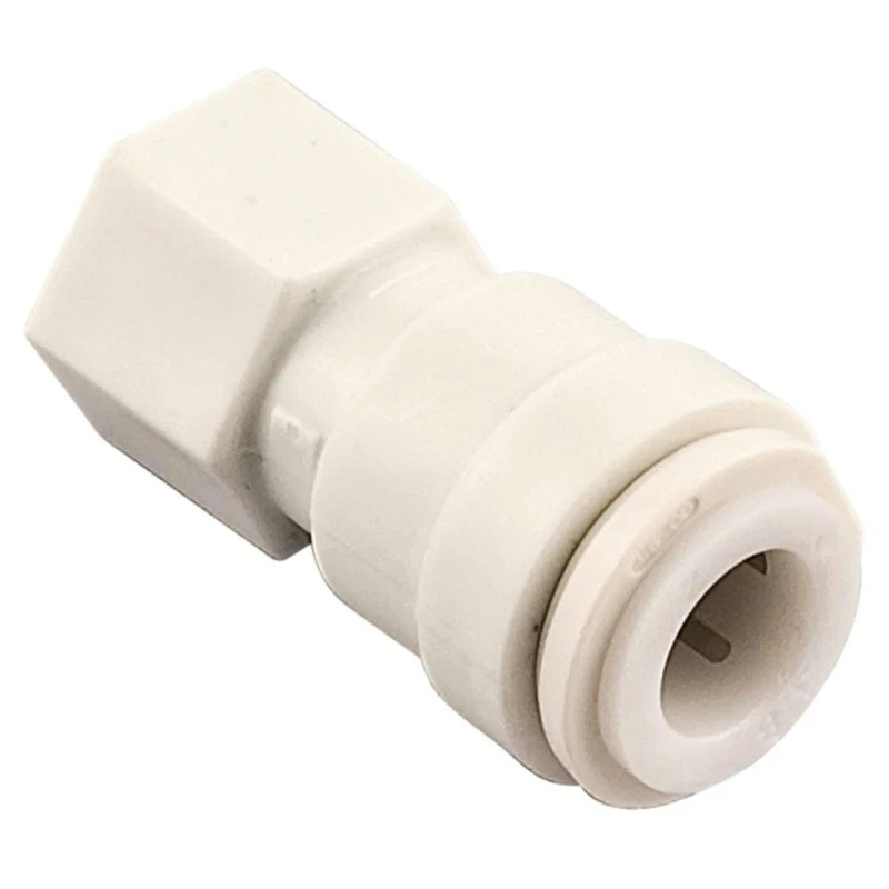 PEX Pipe Quick-Connect Adapter, One Quarter Inch Outside Diameter by One Quarter Inch Female Iron Pipe Thread
