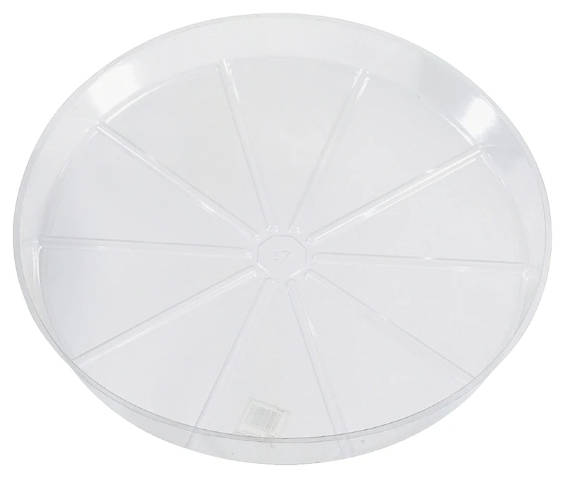 Plant Saucer, Clear, 4 In.