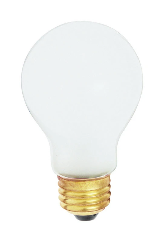 Satco S3927 60W 130V A19 Frost Shatter Proof Incandescent (2 pack)