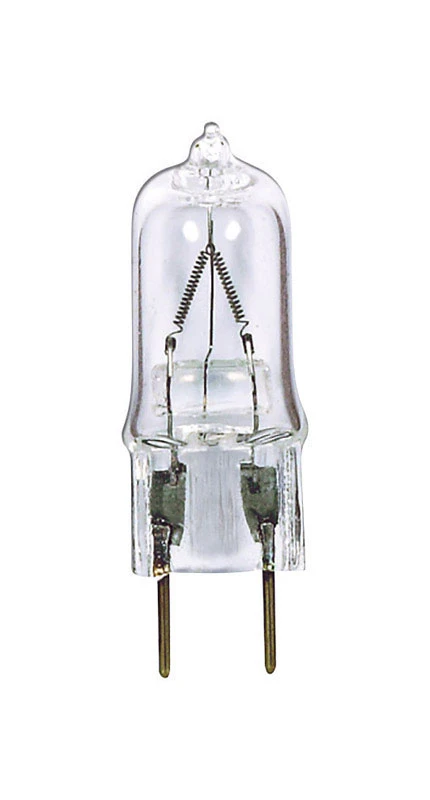 Satco 20W 120V Clear Bi-Pin G8 Base T4 Halogen Special Purpose Light Bulb