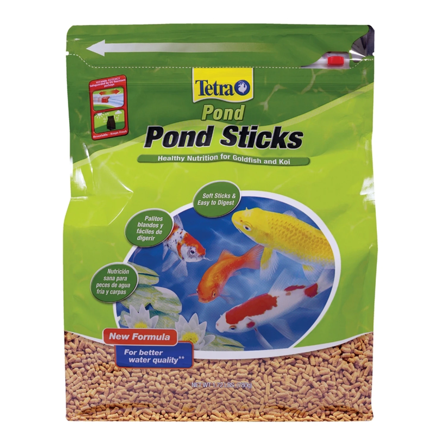 Pond Food Sticks for Gold Fish and Koi Fish, 1.75 Pound