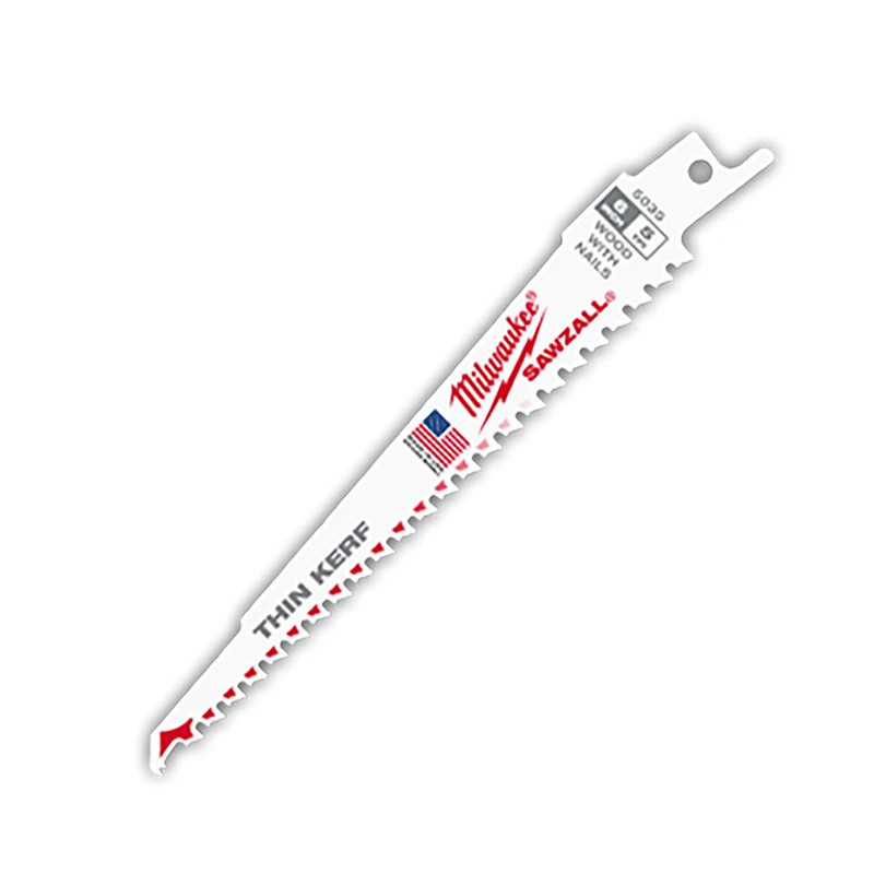 Milwaukee SAWZALL 6 In. 5 TPI Wood Reciprocating Saw Blade, Bulk