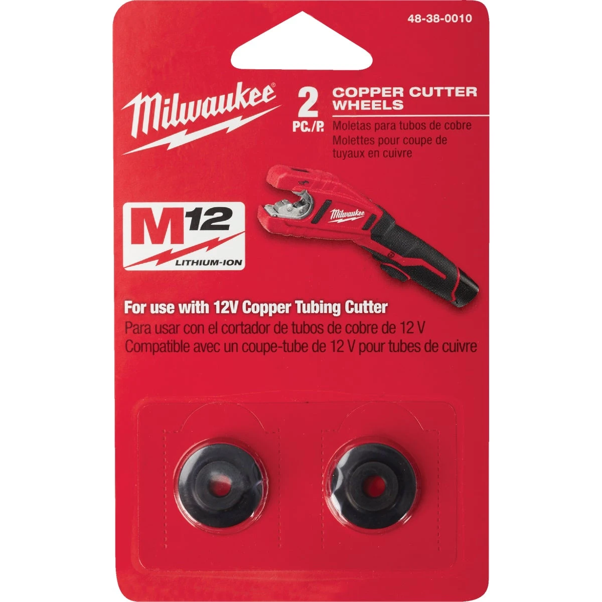 Milwaukee Cutter Wheel 3 in. L Black 2 pc