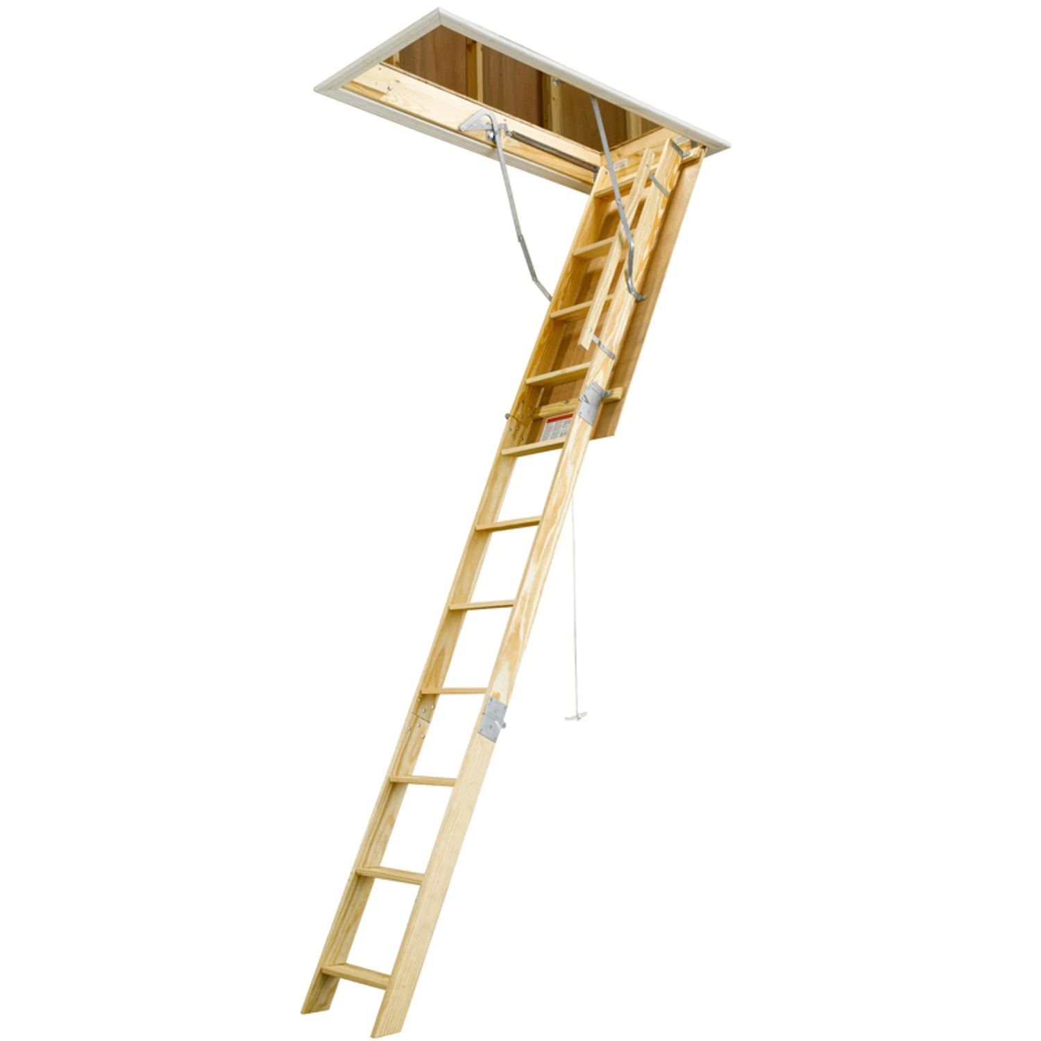 W2510 10 Ft. Wood Attic Ladder, 250 Lb. Load Capacity, 25 In. X 54 In.