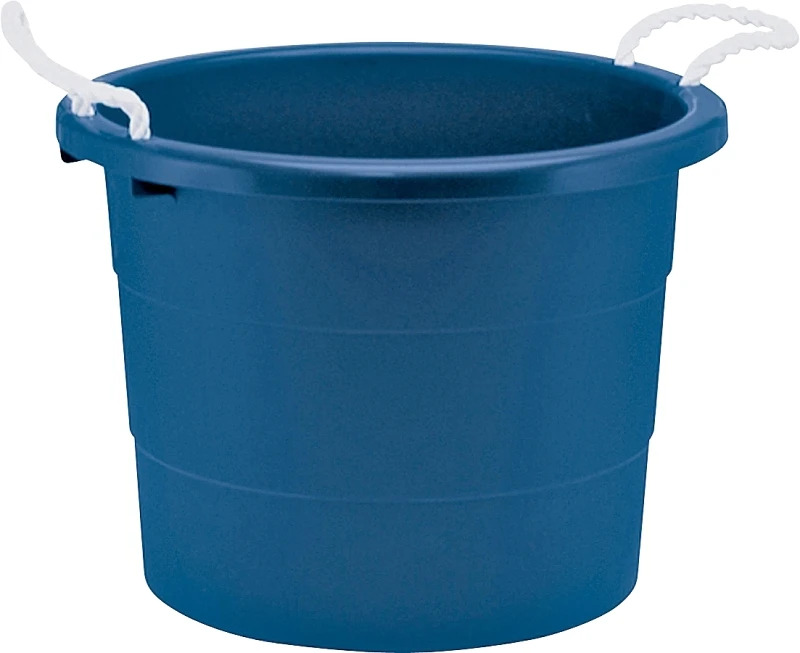 19 Gallon Blue Utility Tub With Rope Handles - Model Tu0015