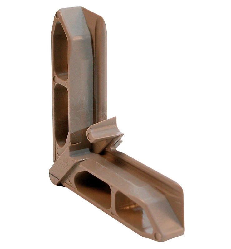Pl15756 3/4 X 7/16 Tan Plastic Andersen Screen Frame Corner 20 Pk