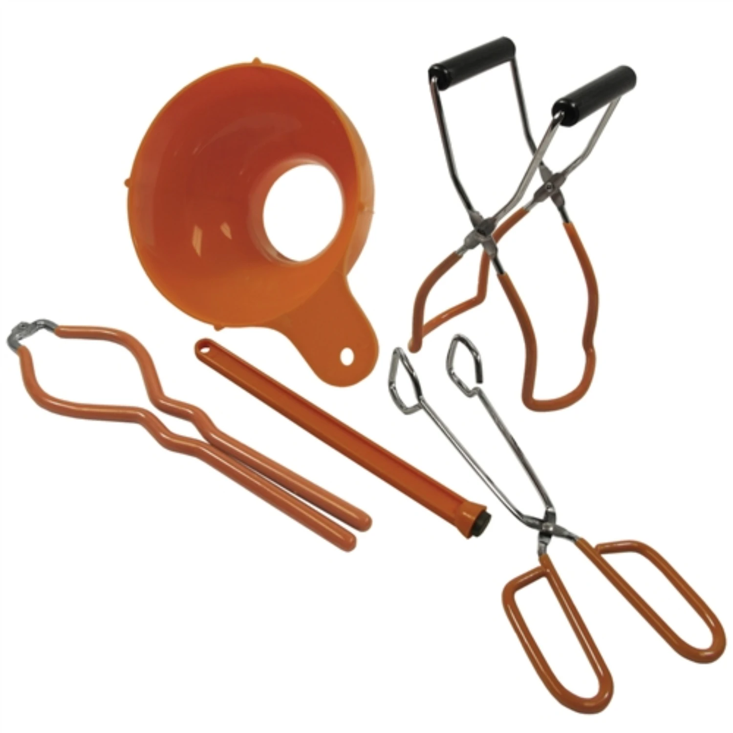Deluxe 5-piece Home Canning Utensil Kit With Stay-cool Handles