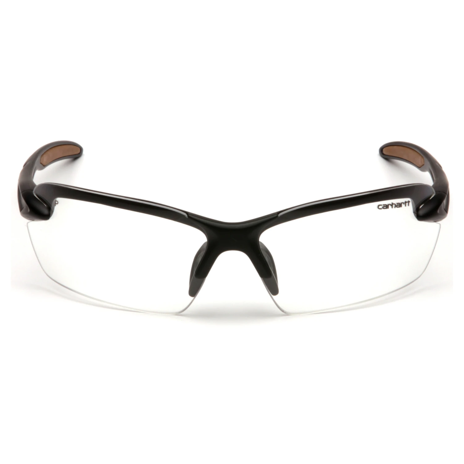 Spokane Safety Glasses, Clear Lens/Black Frame