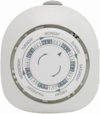 Ge 15151 Indoor Plug-in 7-day Mechanical Security Timer With 1 Outlet