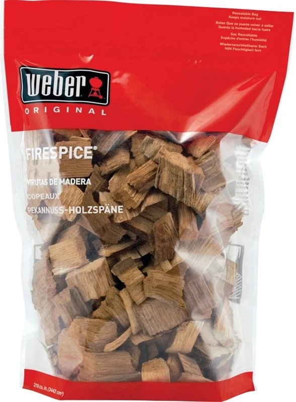 Weber Apple Wood Chips, 3 Lb Bag, Model 17004 For Grilling And Smoking