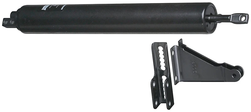 Black Air-Controlled Storm Door Closer for Smooth and Controlled Door Closing
