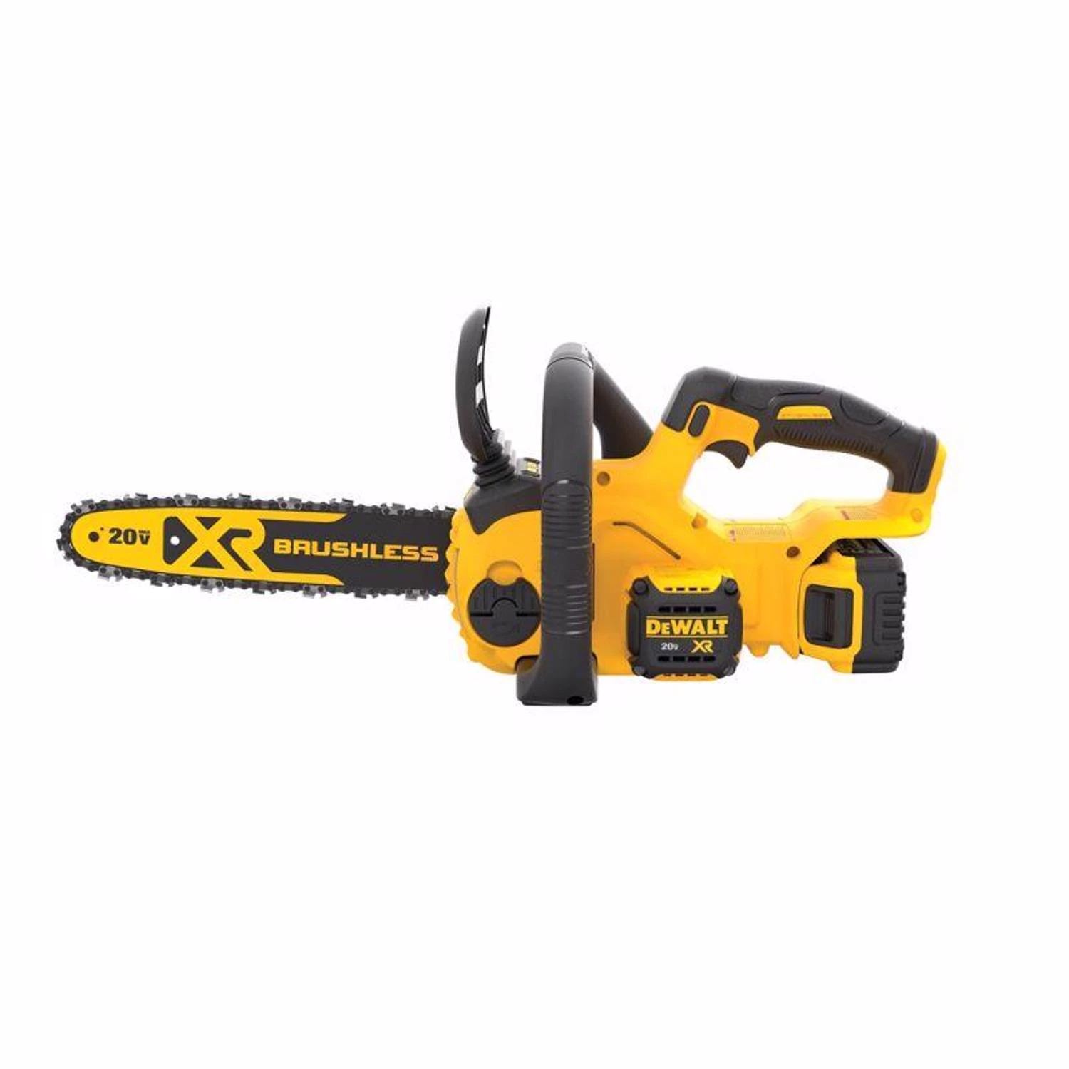 20v Max Xr Brushless 12 In. Compact Cordless Chainsaw Kit With 5.0 Ah Battery & Charger