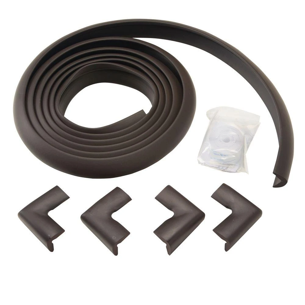 Foam Corner Bumper Kit in Espresso Color for Edge Protection