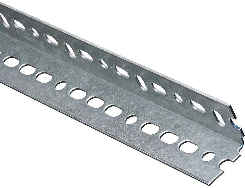 Zinc-plated 1-1/2 In. X 6 Ft. Slotted Angle For Storage Solutions