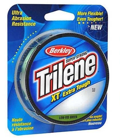 Trilene Xt Monofilament Fishing Line Spool - 17 Lb Test, 300 Yards, Low-vis Green