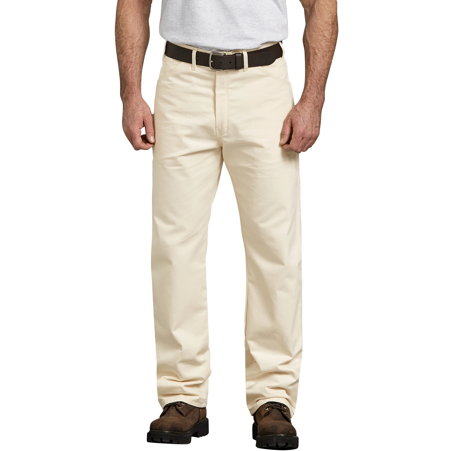 Men's Relaxed Fit 40 in. x 34 in. Natural Painters Pant