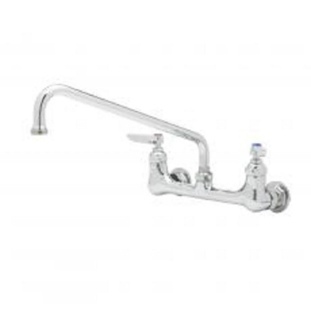 Swivel Wall Mounted Potfiller Faucet In Polished Chrome With 12-inch Swing Nozzle