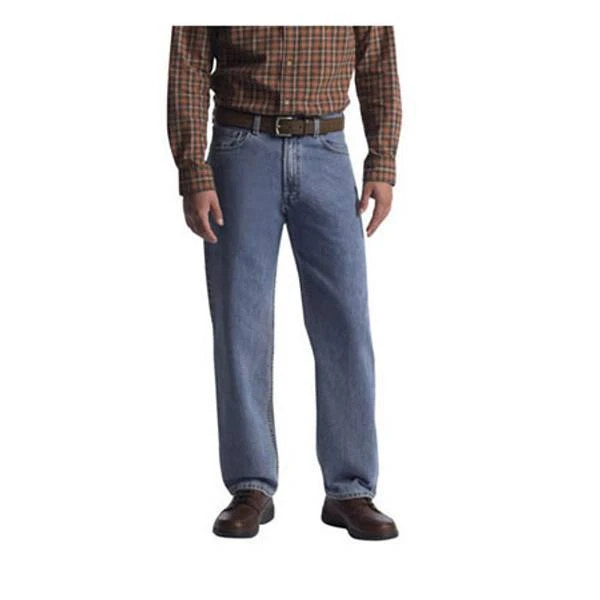 Men's 550 Relaxed Fit Jeans, Size 31w 34l, Medium Stonewash Blue