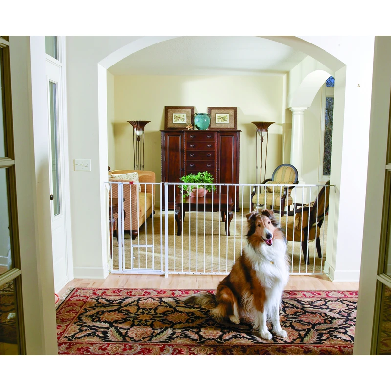 Extra Tall Maxi Walk-thru Pet Gate, 38 In. H X 59 In. L X 2 In. W