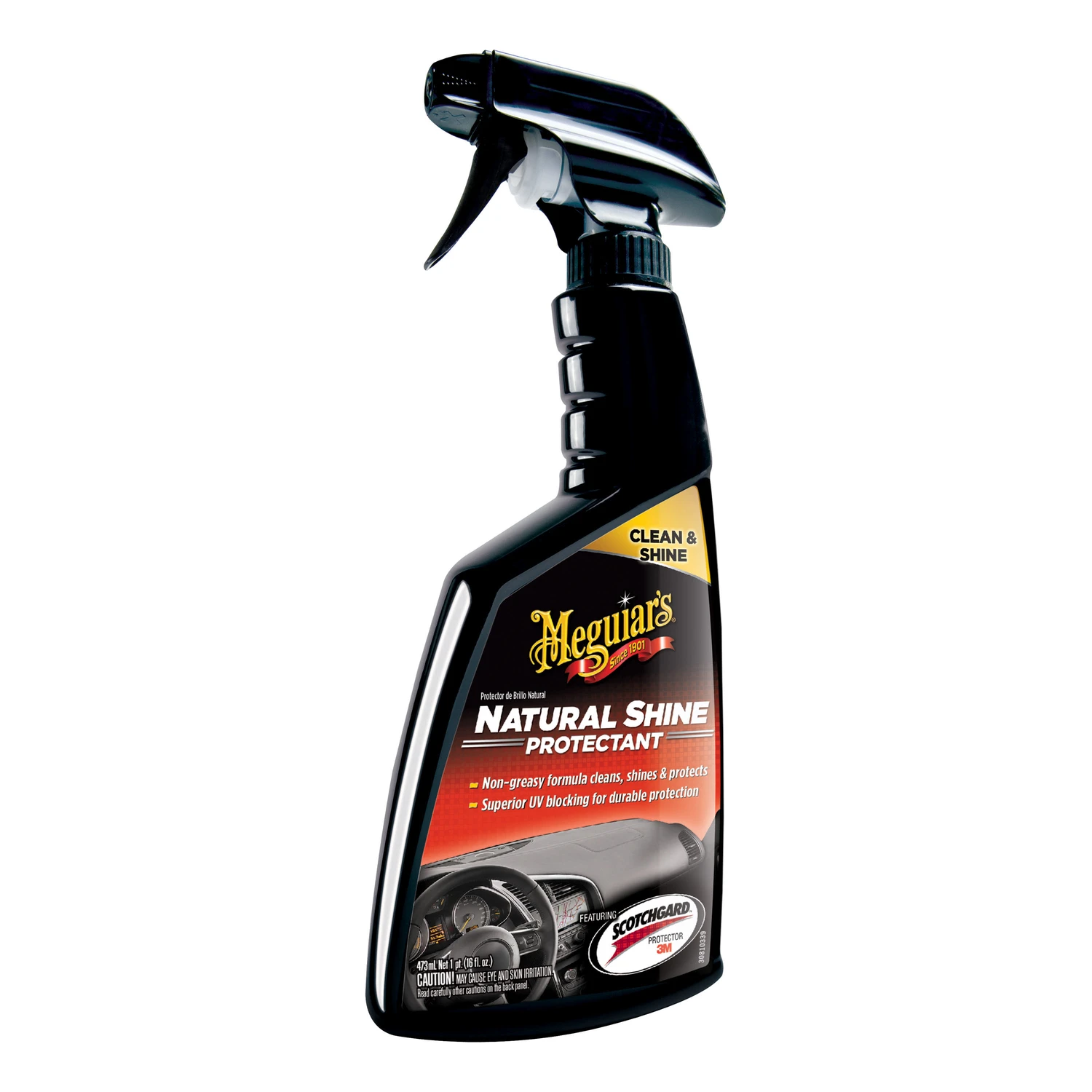 G4116 Natural Shine Protectant Spray For Plastic, Rubber, And Vinyl - 16 Oz