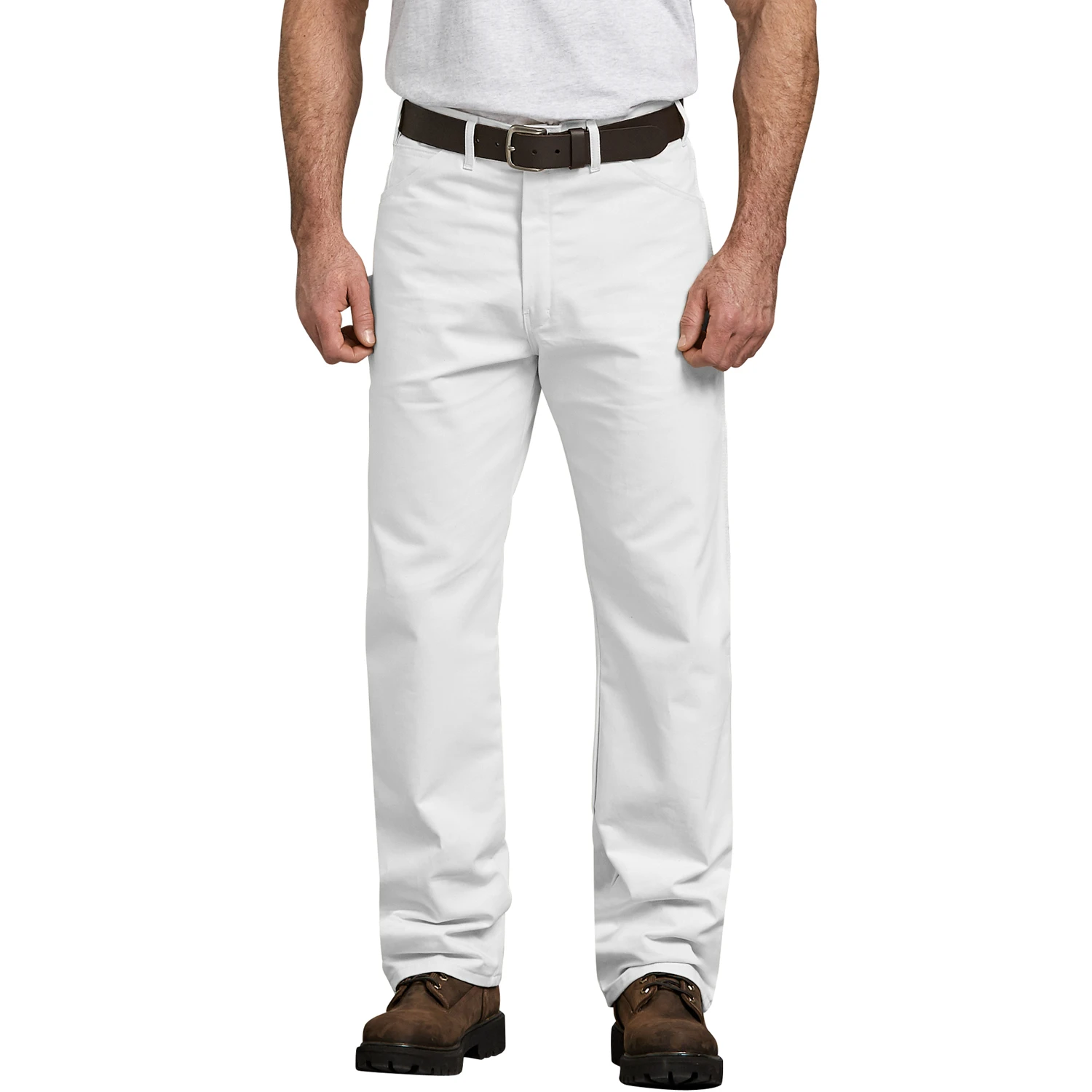 Men's Dickies Relaxed-Fit Straight-Leg Painter Pants, Size: 31X32, White