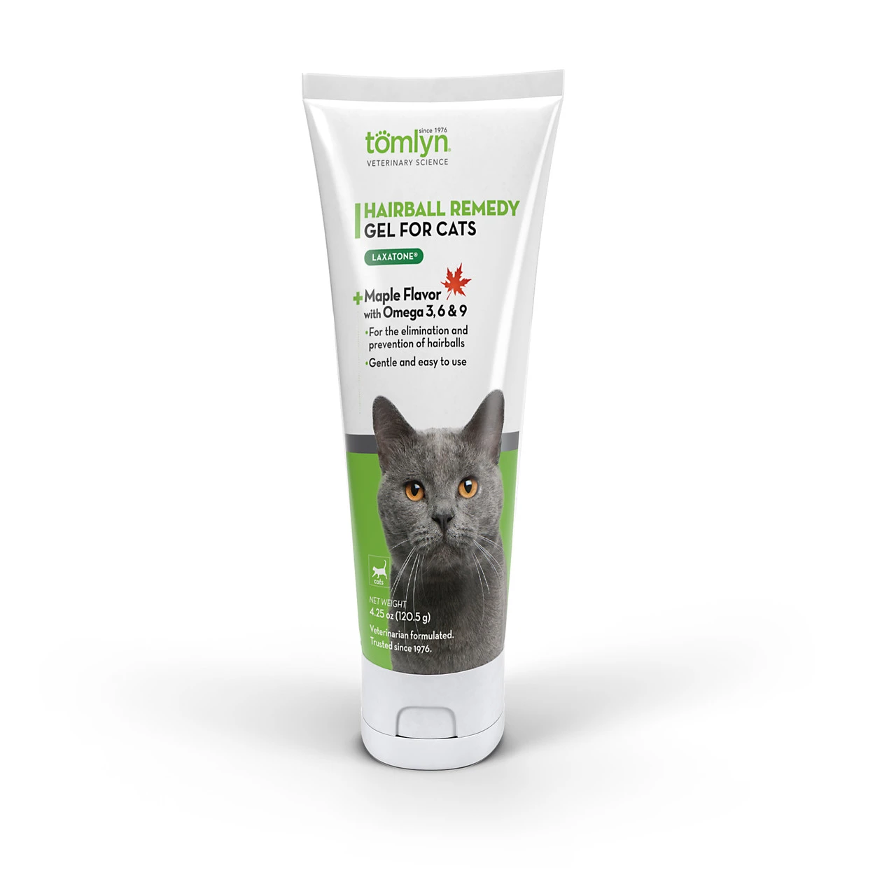 Laxatone Maple Flavored Hairball Lubricant For Cats, 4.25 Ounce Tube