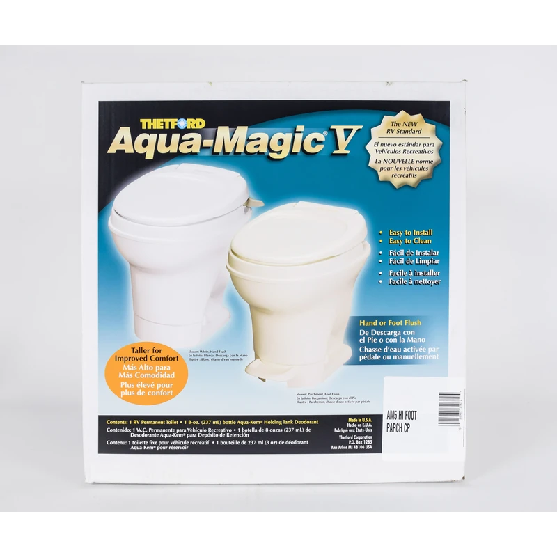 Thetford Aqua-Magic V Permanent RV Toilet 1 pk
