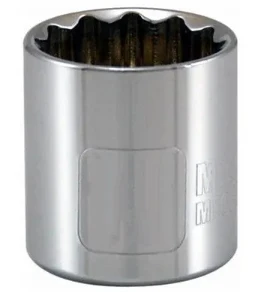 Cds40 Metric Socket, 12-point, 3/8-inch Drive, 10mm Standard Length