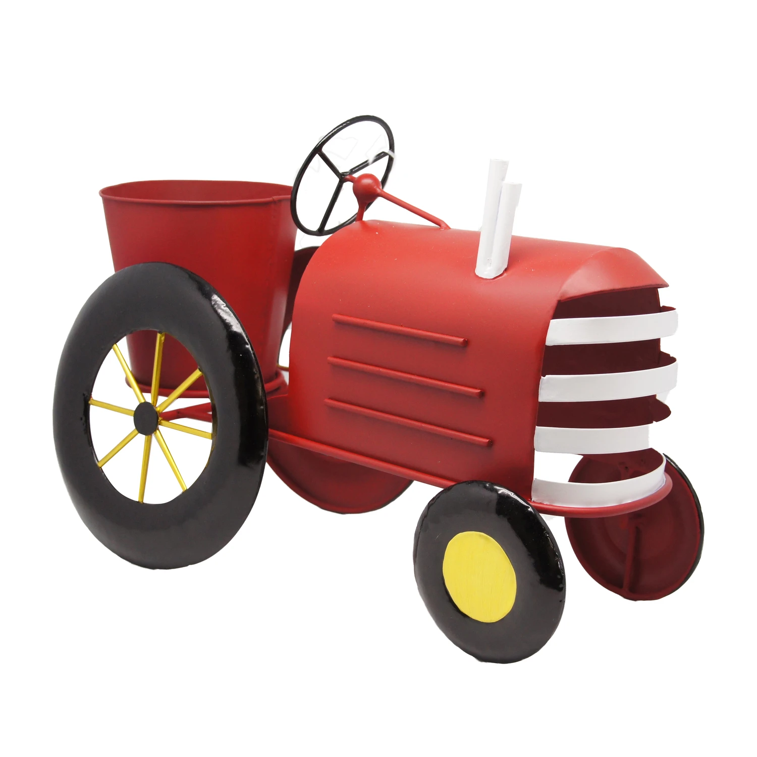 Alpine 10.24 In. H X 7.09 In. W Red Metal Basic Planter - Lyt272rd