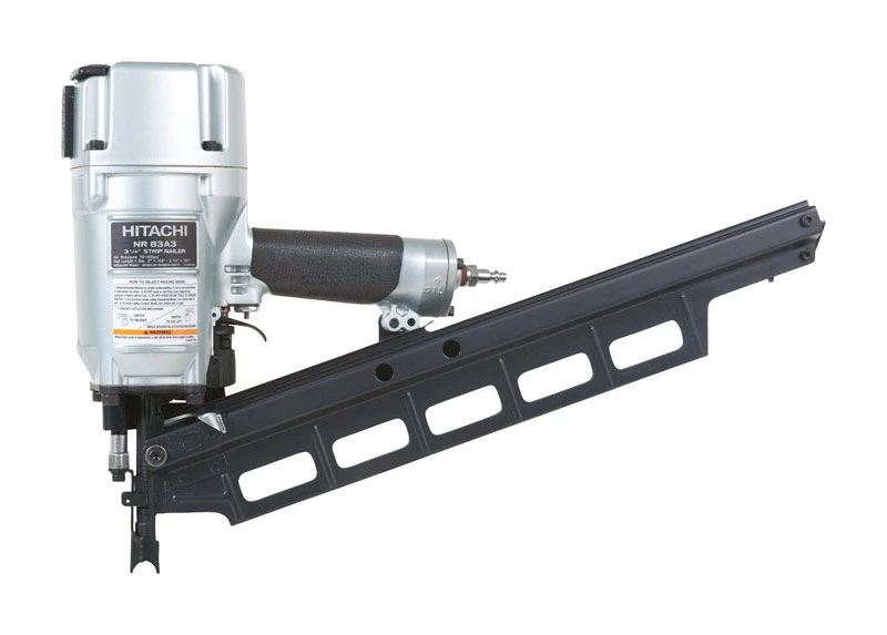 Hitachi Nr83a3 Pneumatic Framing Nailer, 2-3-1/4 Inch, Plastic Collated, Depth Adjustment