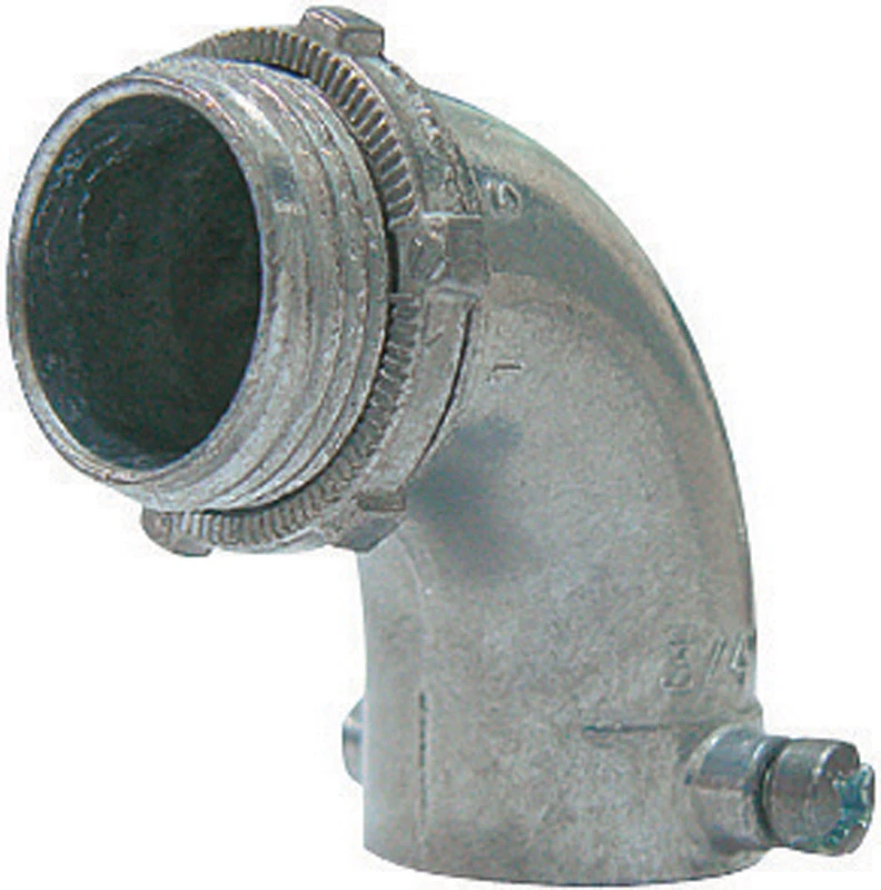 Sigma Engineered Solutions ProConnex 1/2 in. D Die-Cast Zinc 90 Degree Set Screw Connector For EMT 1